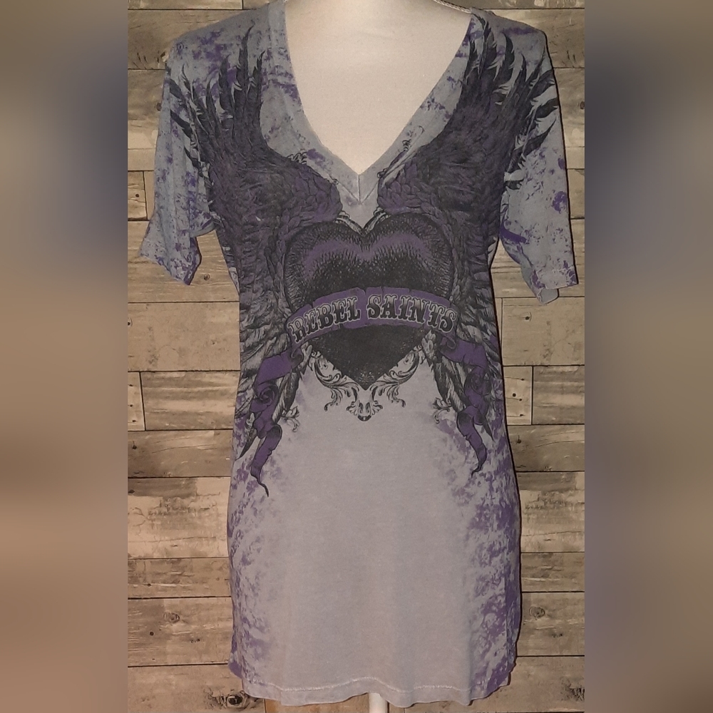 NEW W/TAGS AFFLICTION REBEL SAINTS SIZE LARGE